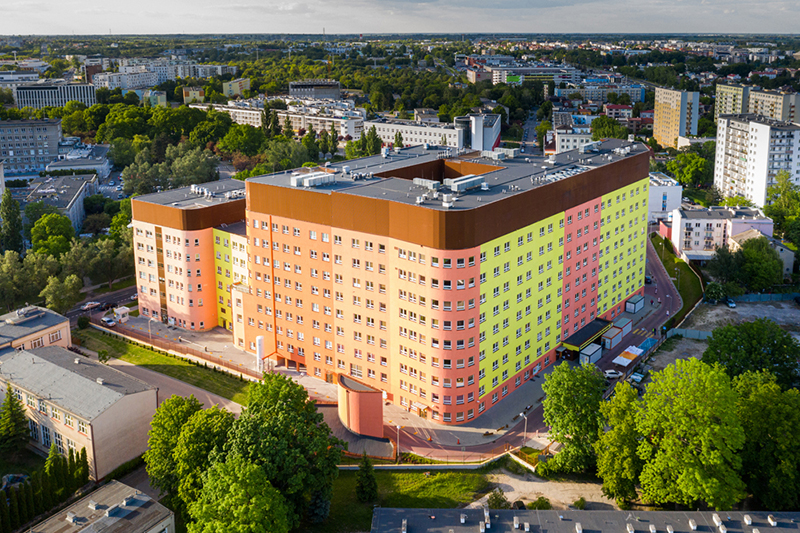 Centro Oncológico de Lublin, Polônia. Foto do site. Centro Oncológico de Lublin, Polônia