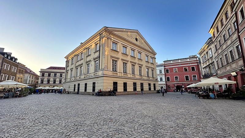 Tribunal da Coroa, na Praça do Mercado, em Lublin, Polônia Tribunal da Coroa, Lublin, Polônia