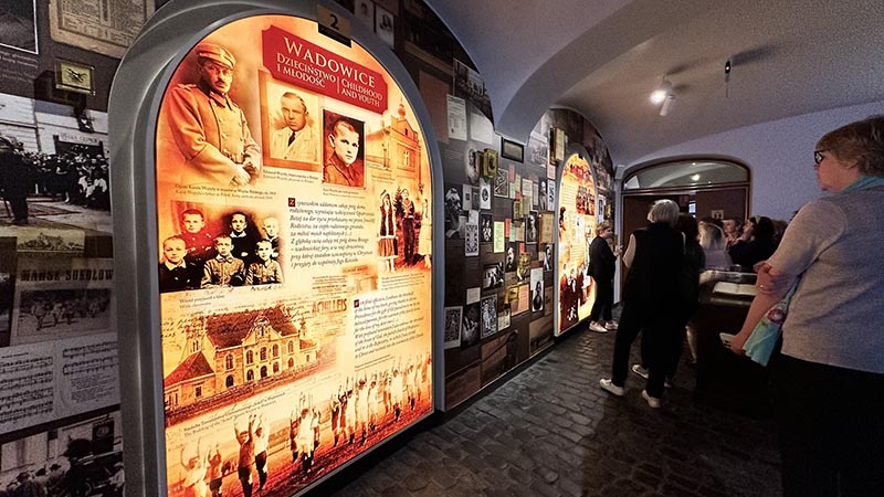 Primeiro espaço do Museu de João Paulo II e sua família, em Wadowice, Polônia
