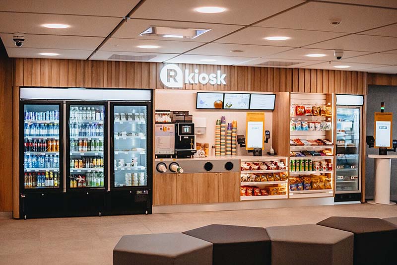 R-Kiosk é uma loja de conveniência 
