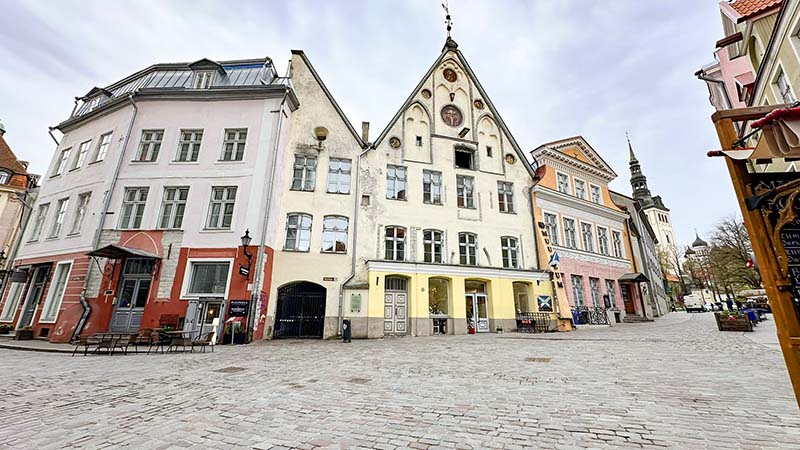 Cidade Velha em Tallinn, Estônia e sua incrível arquitetura