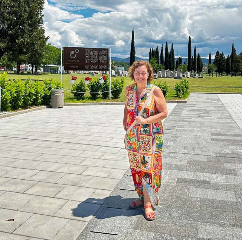 Sonia em Radimlja, Bósnia