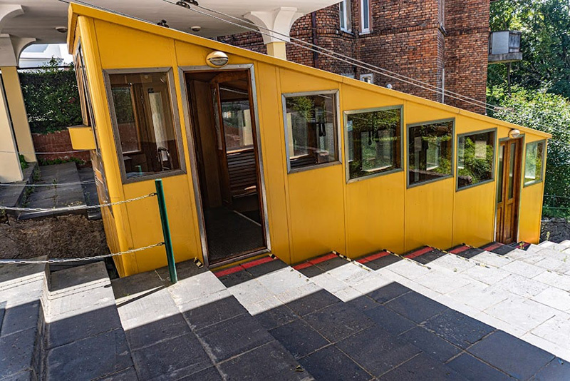 Ferrovia Funicular de Žaliakalnis, em Kaunas, Lituânia