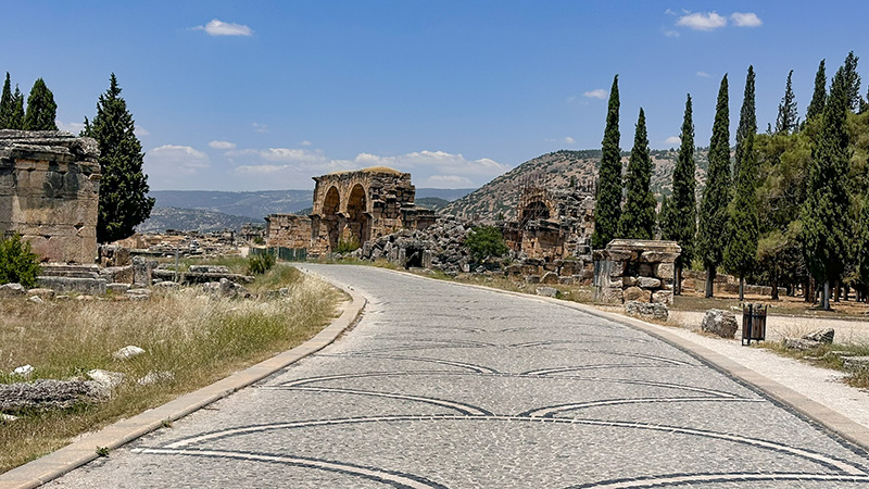 Rua principal de Hierápolis, Pamukkale