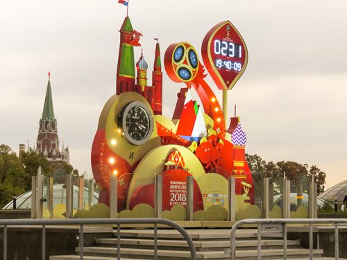 Os Russos estão contando as horas para a Copa do Mundo
