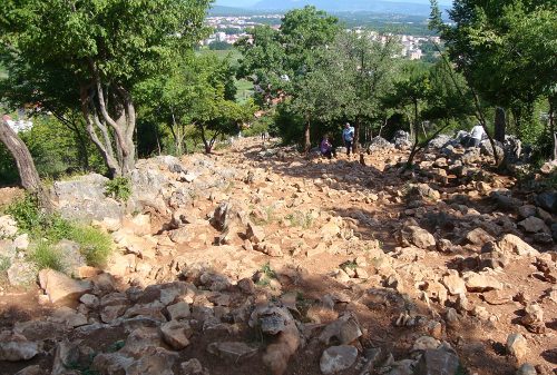 Colina das Aparições em Medjugorje, Bósnia