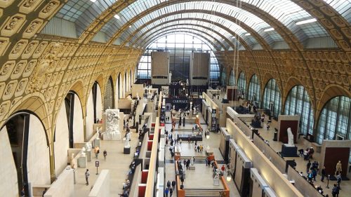 Galeria central do museu D'Orsay