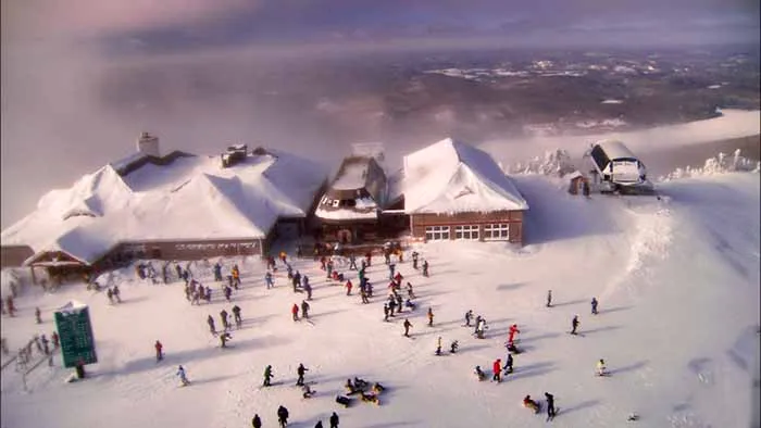 Neve no Mont Tremblant, Canada Neve no Mont Tremblant, Canada