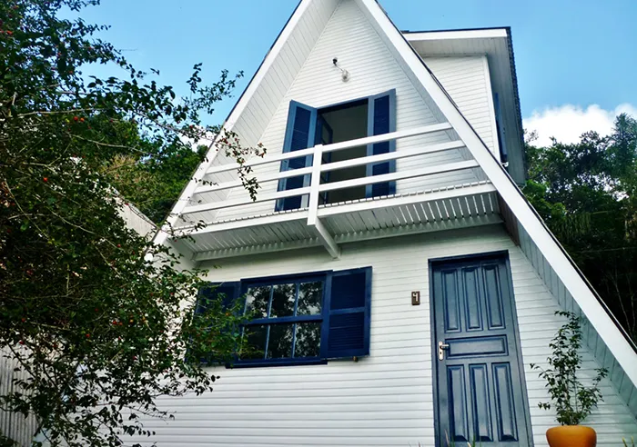 Vila-Gaia-Chalés, em Florianópolis, Santa Catarina Vila-Gaia-Chalés