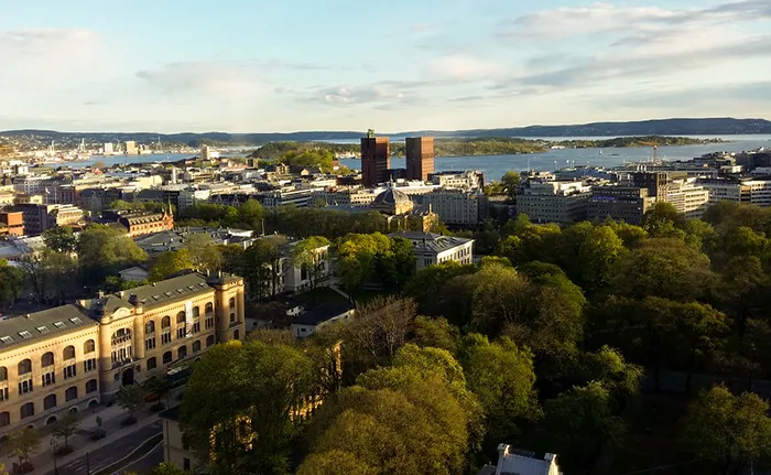 Oslo - cidade da qualidade de vida 3 a cidade de Oslo, Noruega