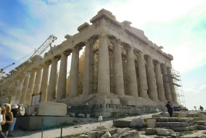 Acrópole, em Atenas, Grécia Acrópole em Atenas, Grécia