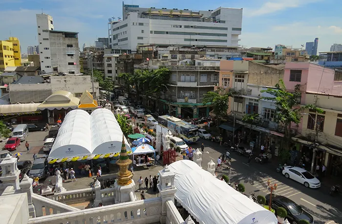 vista de Chinatown, Bangkok, Tailândia Chinatown, Bangcoc, Tailândia