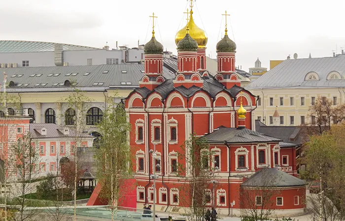 Igreja da Trindade Nikitnika, em Moscou, Rússia Igreja da Trindade Nikitnika