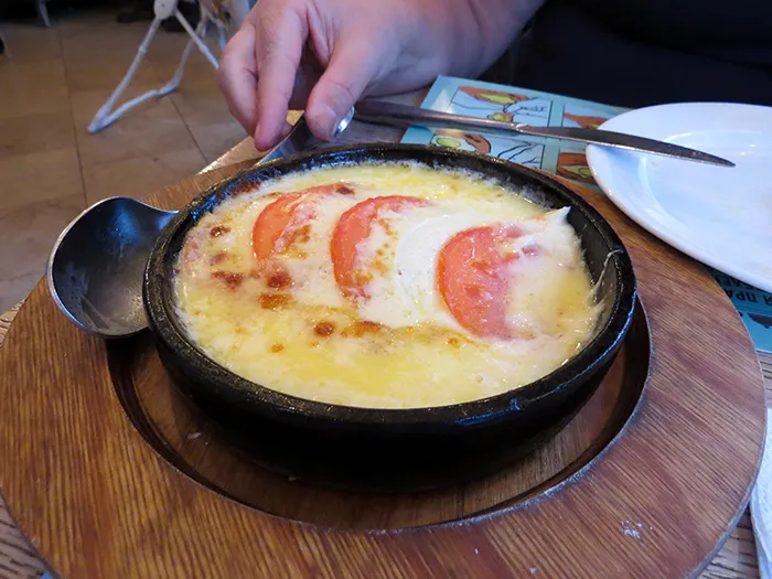 Khachapuri, em Moscou, na Rússia outra versão do Khachapuri