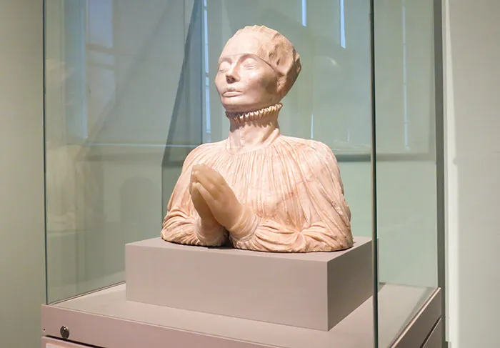 Escultura "Dorothea da Dinamarca", no Museu Pushkin de Belas Artes, em Moscou, Rússia Dorothea da Dinamarca
