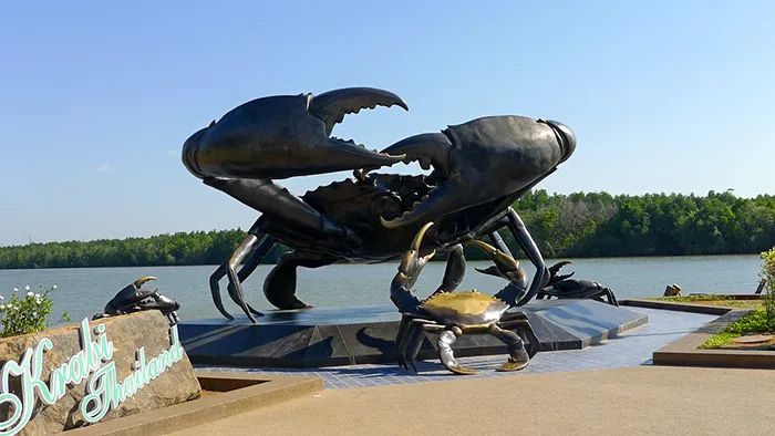 O caranguejo de Krabi, Tailândia Assim como Aracaju, Krabi também tem seu caranguejo
