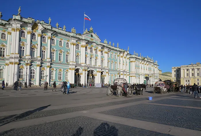 Palácio de Inverno em São Petersburgo, Rússia O Palácio de Inverno