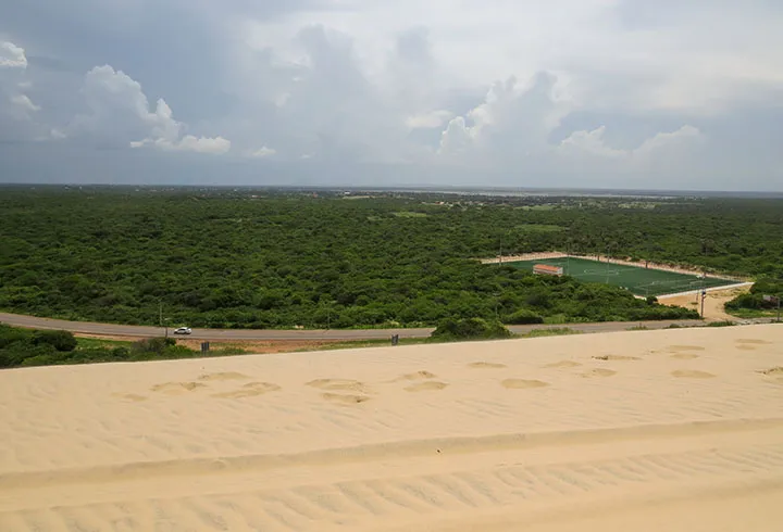 Duna em Canoa Quebrada, Ceará Duna do Por do Sol, em Canoa Quebrada, no Ceará