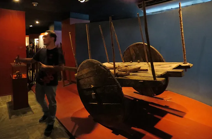 Carro de bois em exposição carro de boi