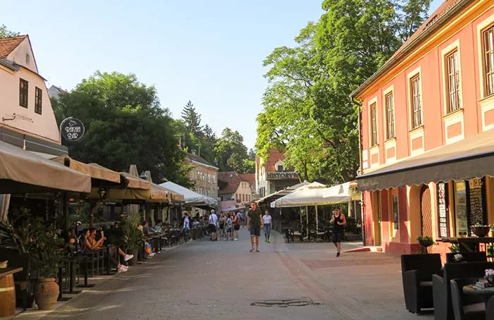 tkalčićeva street, em Zagreb, Croácia tkalčićeva street
