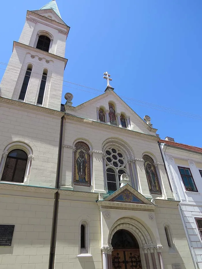Igreja de São Cirilo e São Método em Zagreb, Croácia. Igreja de São Cirilo e São Método em Zagreb, Croácia.