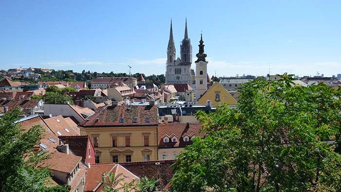 Catedral de Santo Estêvão em Zagreb, Croácia Catedral de Santo Estêvão em Zagreb, Croácia