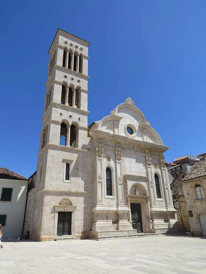 A Catedral de Santo Estêvão, em Hvar, na Croacia Hvar, Croácia
