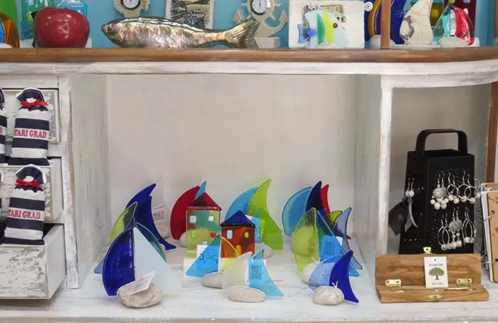 Artesanato de vidro em Hvar, Croacia Stari Grad, Croácia