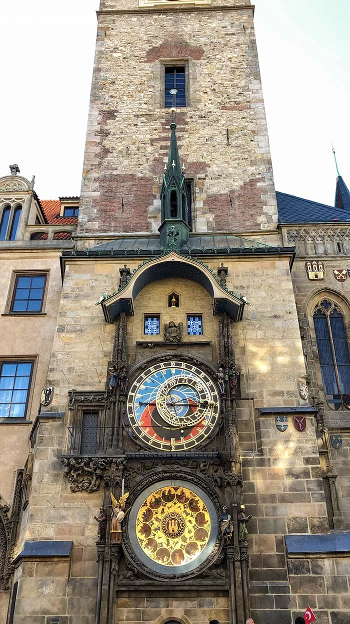Relógio astronômico, em Praga, República Checa Relógio astronômico, em Praga.