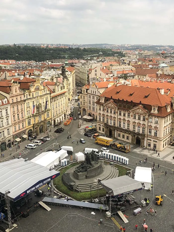 Praça da Cidade Velha, em Praga, República Checa Praça da Cidade Velha, em Praga
