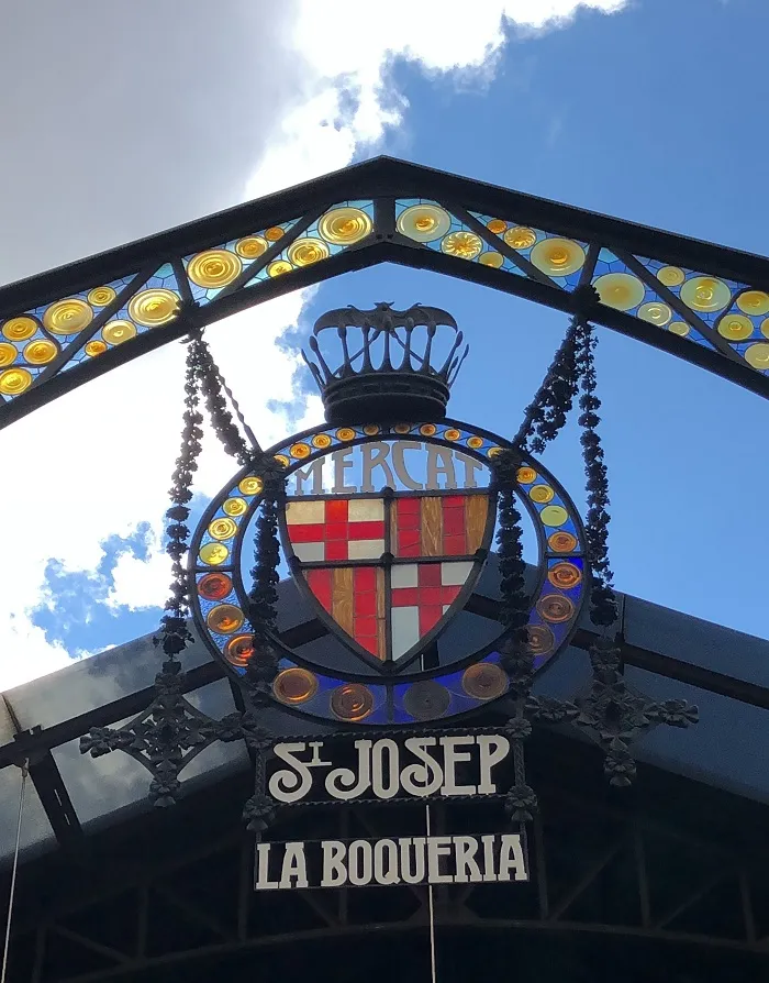 Mercado de La Boqueria, em Barcelona.