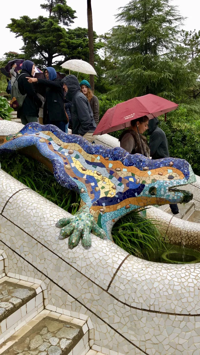 "El Drac", conhecida por "A Salamandra", no Parc Güell