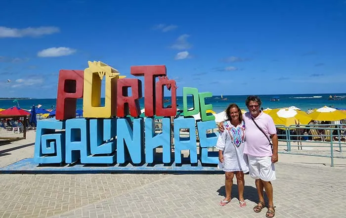Letreiro colorido de Porto de Galinhas, em Pernambuco Porto de Galinhas, Pernambuco
