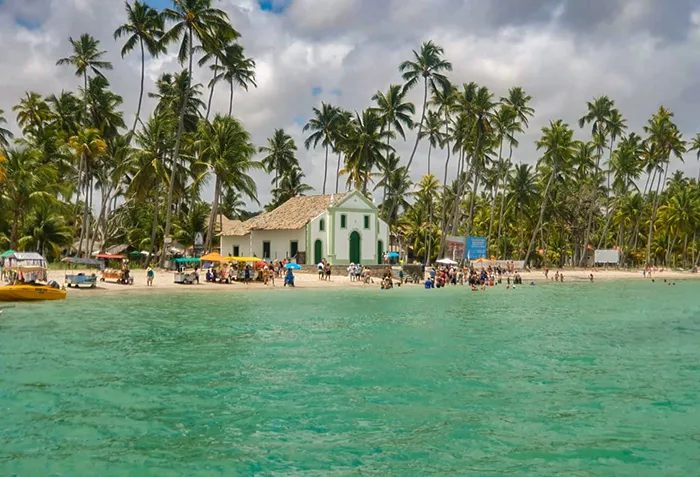 a igrejinha da Praia dos Carneiros, em Tamandaré, Pernambuco Praia dos Carneiros