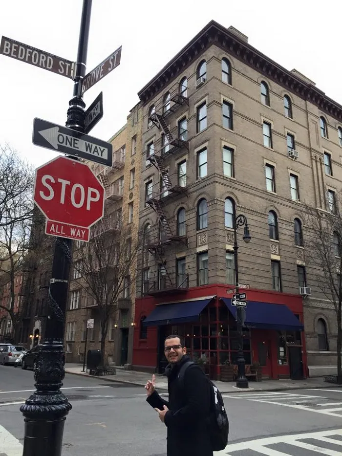 Prédio da série Friends, em Nova Iorque, Estados Unidos Prédio do Friends