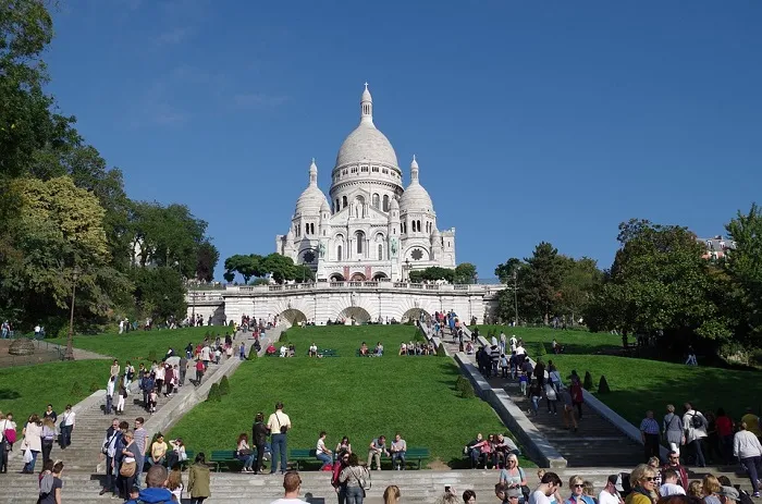 Colina de Montmartre, em Paris, França, uma das locações do filme O Fabuloso destino de Amelie Poulain. Colina de Montmartre