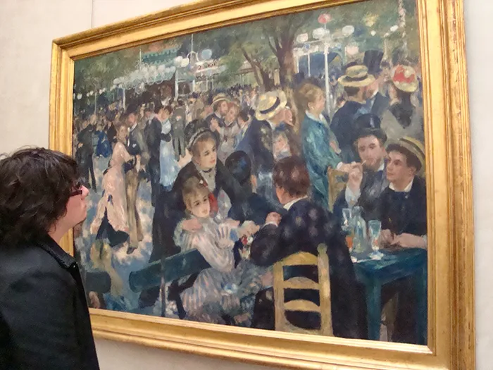 Moulin de la Galette, no Museu D'Orsay, em Paris, França.