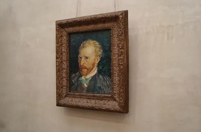 último autorretrato do artista holandês, Vicente Van Gogh - no Museu D'Orsay, Paris