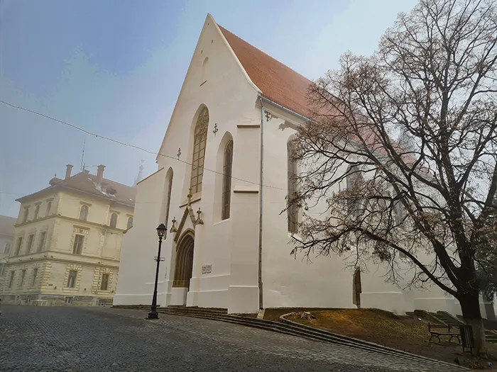 Biserica Manastirii Dominicane ou Igreja do Mosteiro Dominicano em Sighisoara, Romênia. Biserica Manastirii Dominicane ou Igreja do Mosteiro Dominicano em Sighisoara, Romênia.
