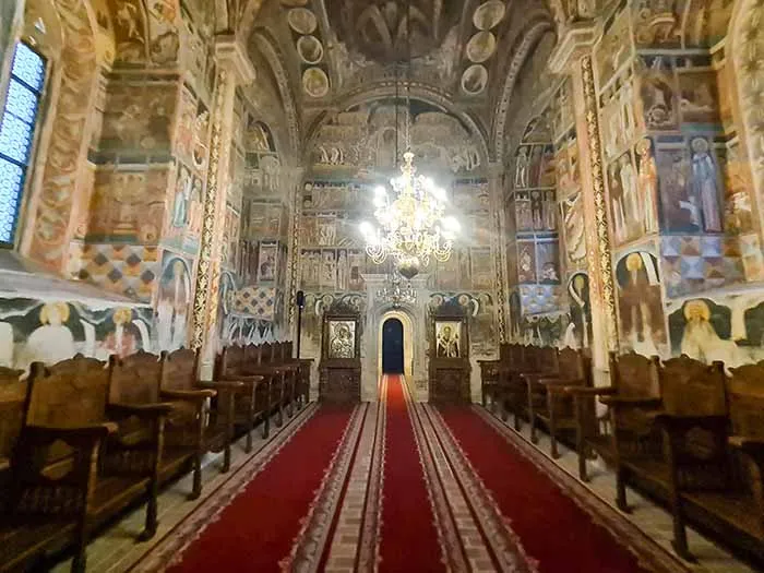A igreja do Mosteiro de Probota em Bucovina, Romênia