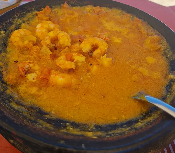 Moqueca de camarão Moqueca de camarão