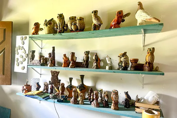 Lojinha de artesanato no Parque dos Falcões, em Itabaiana, Sergipe Artesanato