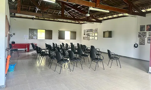 Sala de vídeo no Parque dos Falcões, em Itabaiana, Sergipe sala de vídeo