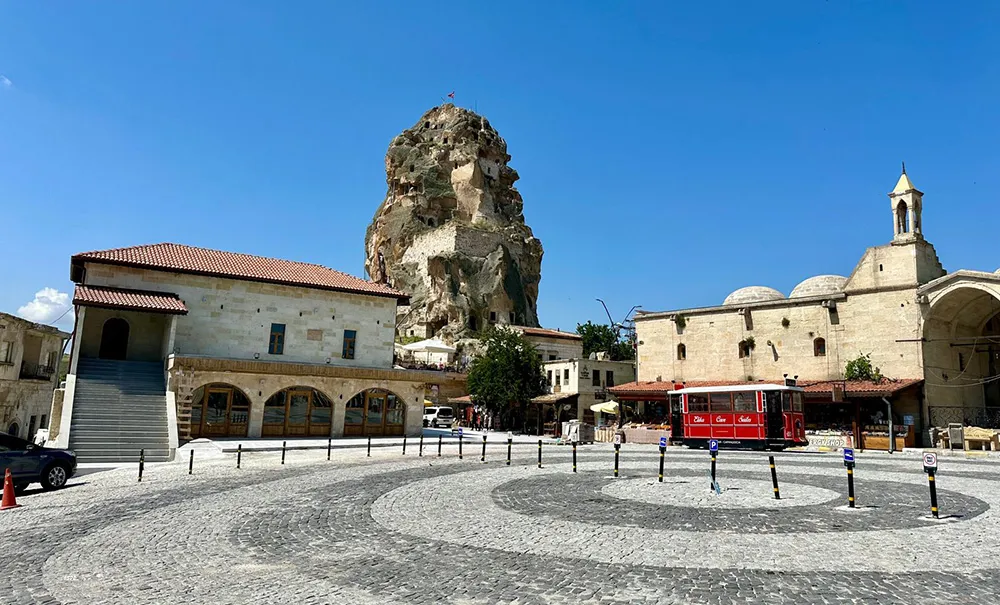 Castelo de Uchisar, perto de Goreme, Turquia