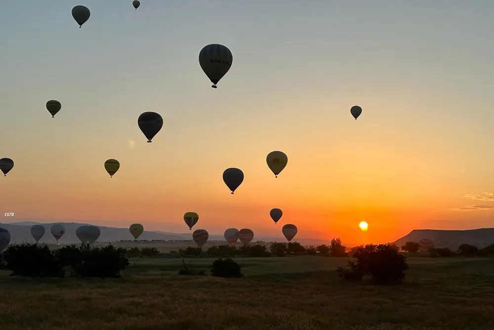 Passeio de balão na Capadócia, Turquia