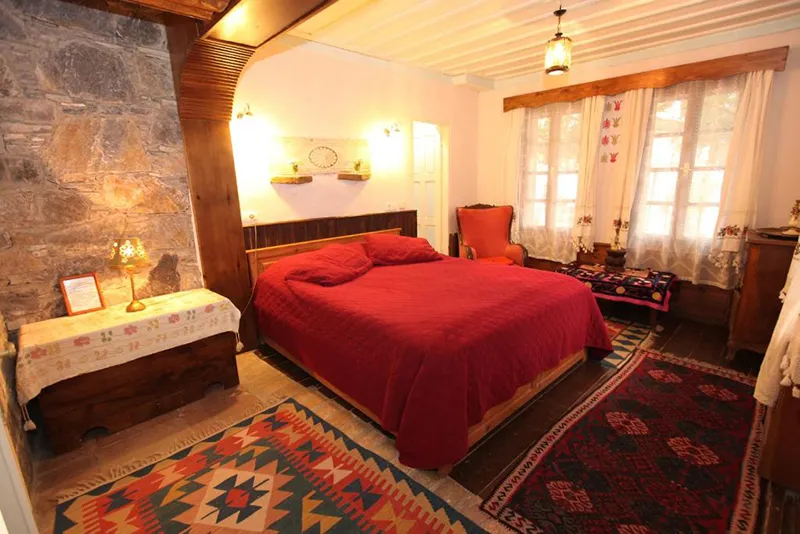 Quarto do Kirkinca Hotel, em Sirince, Turquia