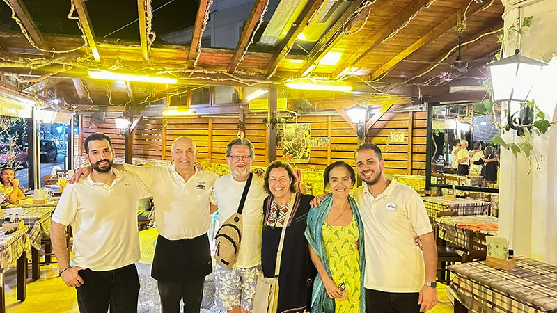 Restaurante Roda Park, em Corfu, Grécia