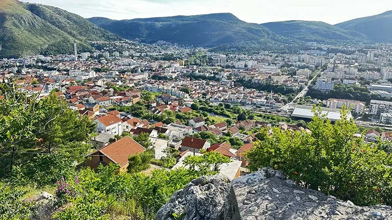 vista da cidade de Mostar