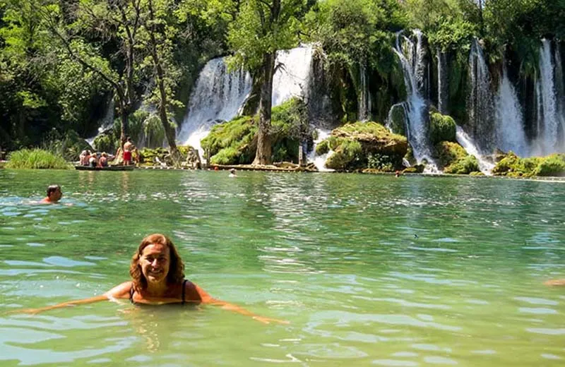 Kravice Falls, na Bósnia