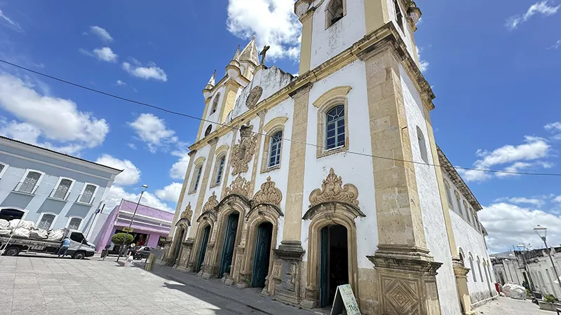 A Igreja de São Gonçalo, em Penedo, Alagoas